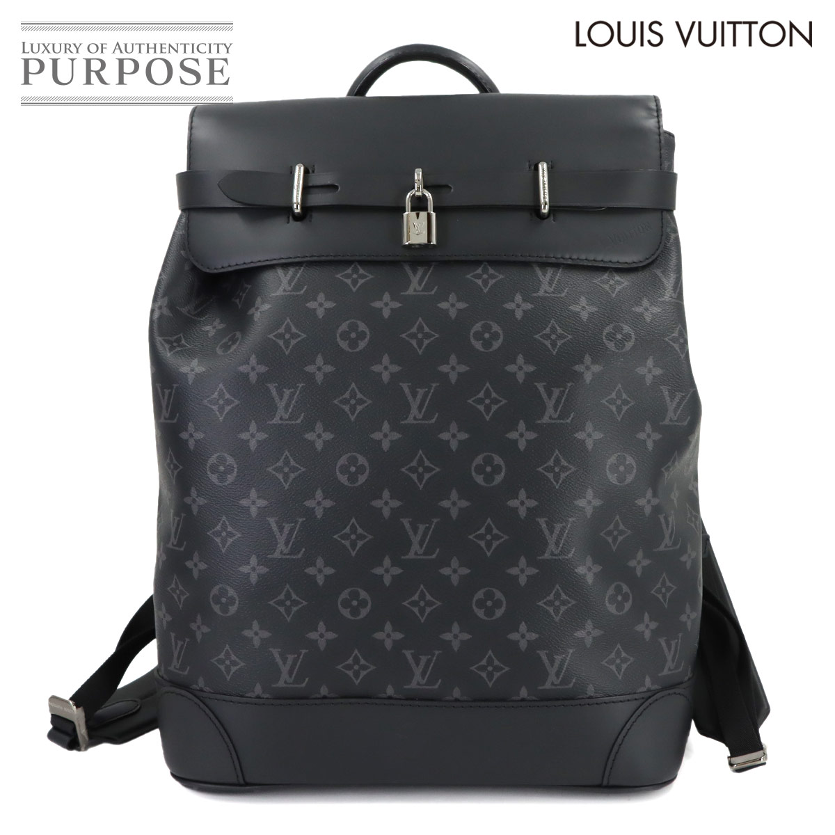 【新品負けず劣らず】 ルイ ヴィトン LOUIS VUITTON モノグラム 星食 スティーマー うしろ側容器に並べる 背嚢 黒いこと M44052 Steaner Backpack 【中古】