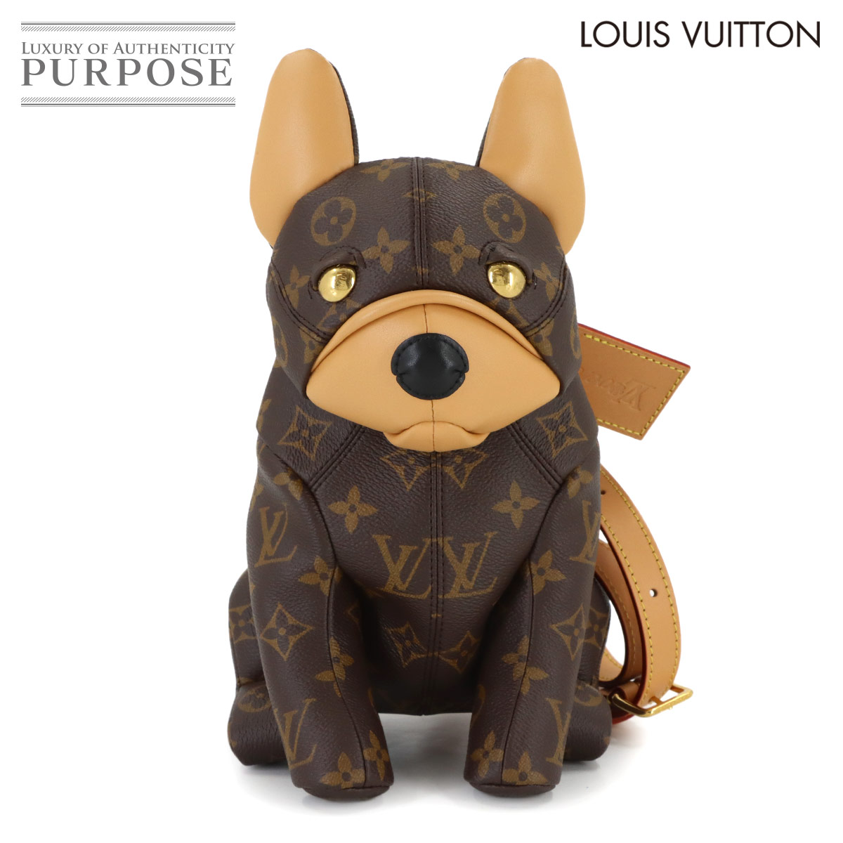 【新品同様】 ルイ ヴィトン LOUIS VUITTON モノグラム プーチ バッグ 2way ハンド ショルダー バッグ ファレル ウィリアムス コラボ ブラウン M12617 RFID Pooch Bag 【中古】