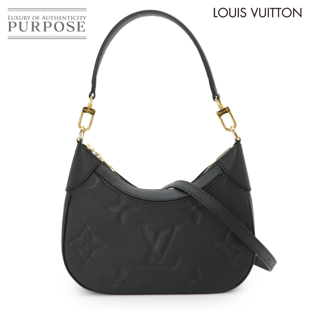 【新品負けず劣らず】 ルイ ヴィトン LOUIS VUITTON モノグラム アン工業プラント バガテル NM 2way 肩先 御徒面子 なめし革 黒いこと M46002 RFID Bagatelle NM 【中古】