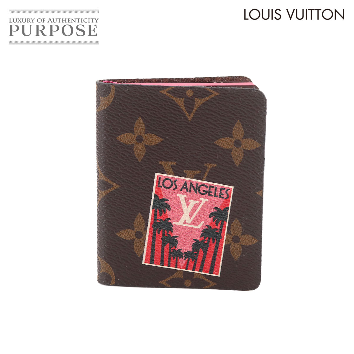 【未当て嵌める 見せびらかす品】 ルイ ヴィトン LOUIS VUITTON モノグラム ミニ カルネ ワット秒 ノートPC 赤銅色 GI0381 Mini Jule 【中古】