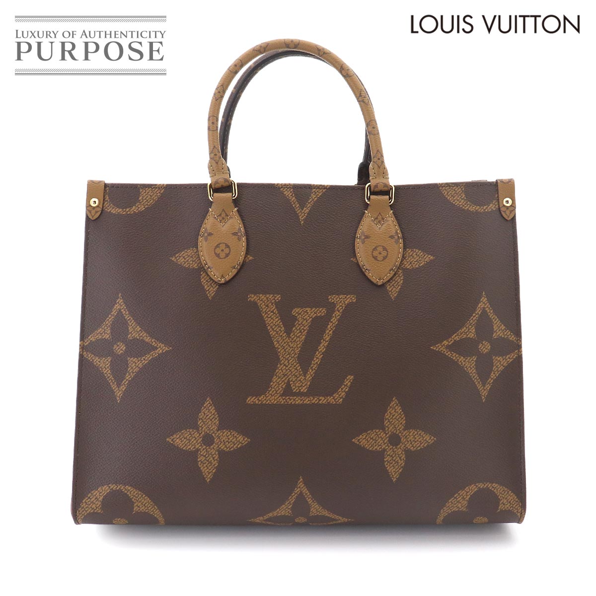 【未当て嵌める 見せびらかす品】 オンザゴー MM ルイ ヴィトン LOUIS VUITTON モノグラム 巨大な生物 2way トート 肩部 御徒面子 M45321 RFID Onthego MM 【中古】