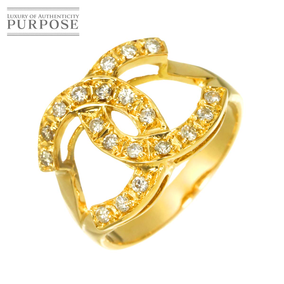 【新品仕上げ】 リング 12号 ダイヤ 0.32ct K18 YG イエローゴールド 750 指輪 Diamond Ring 【中古】|VINTAGE LOVER PURPOSE
