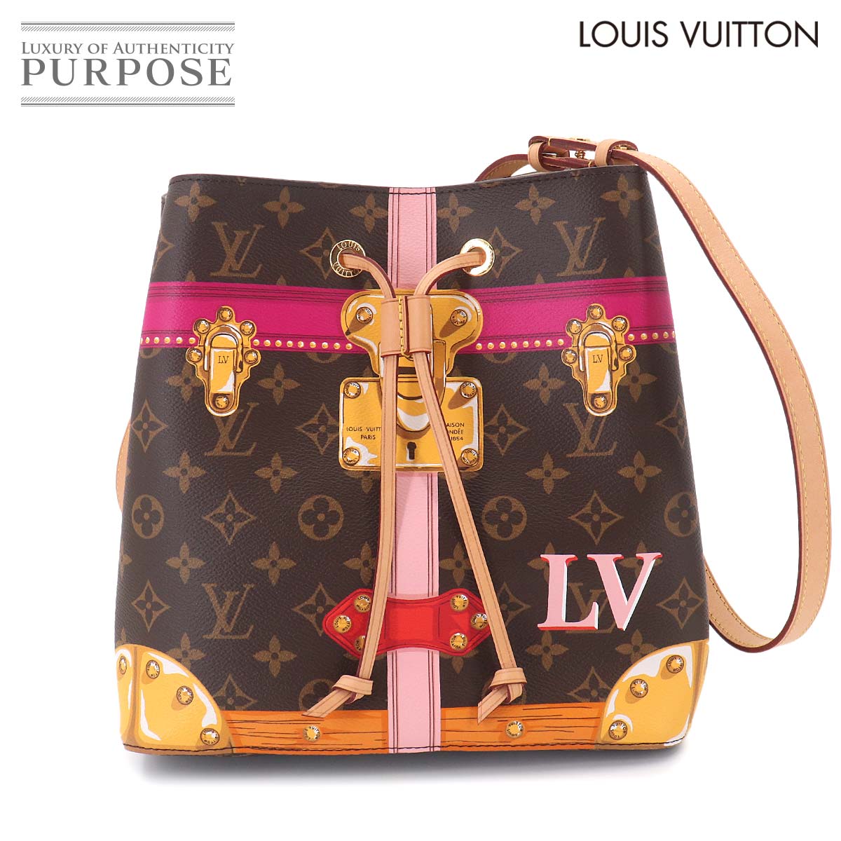 【新品負けず劣らず】 ルイ ヴィトン LOUIS VUITTON 炎節ブート 騙し絵 モノグラム ネオノエ 肩部 御徒面子 M40649 Neo Noe 【中古】