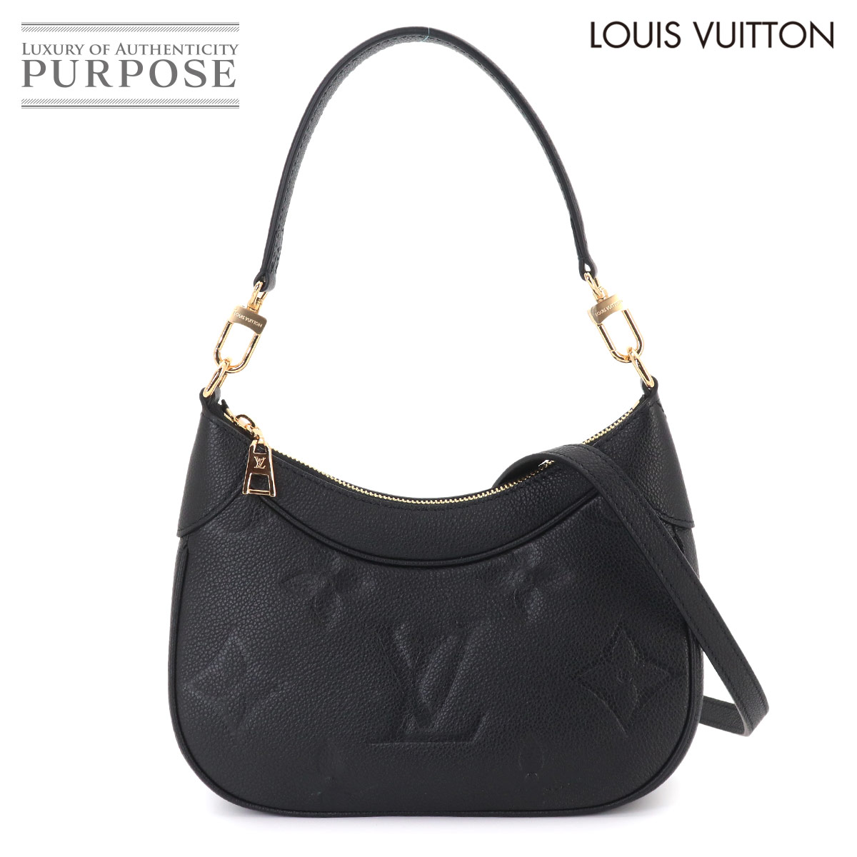 【未当て嵌める 見せびらかす品】 バガテル NM ルイ ヴィトン LOUIS VUITTON モノグラム アン工業プラント 2way 肩肉 御徒面子 なめし革 黒いこと M46002 RFID Bagatelle NM 【中古】