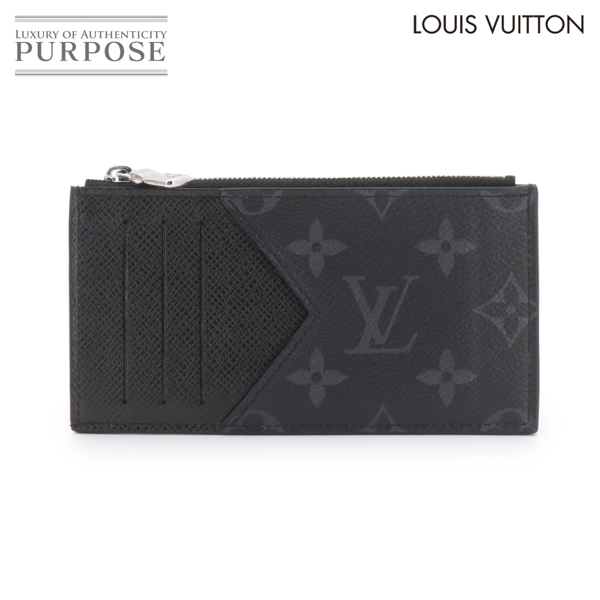 【新品負けず劣らず】 ルイ ヴィトン LOUIS VUITTON タイガラマ 鋳貨歌留多 保持者 コインケース ノワール M30271 Coin Card Holder 【中古】