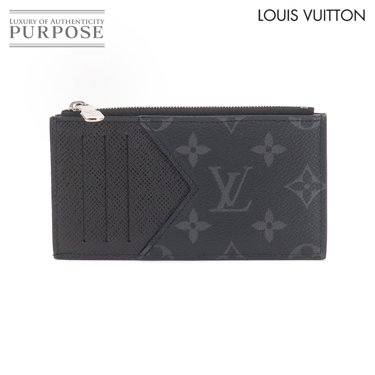 【新品負けず劣らず】 ルイ ヴィトン LOUIS VUITTON タイガラマ 鋳貨歌留多 保持者 コインケース ノワール M30271 Coin Card Holder 【中古】