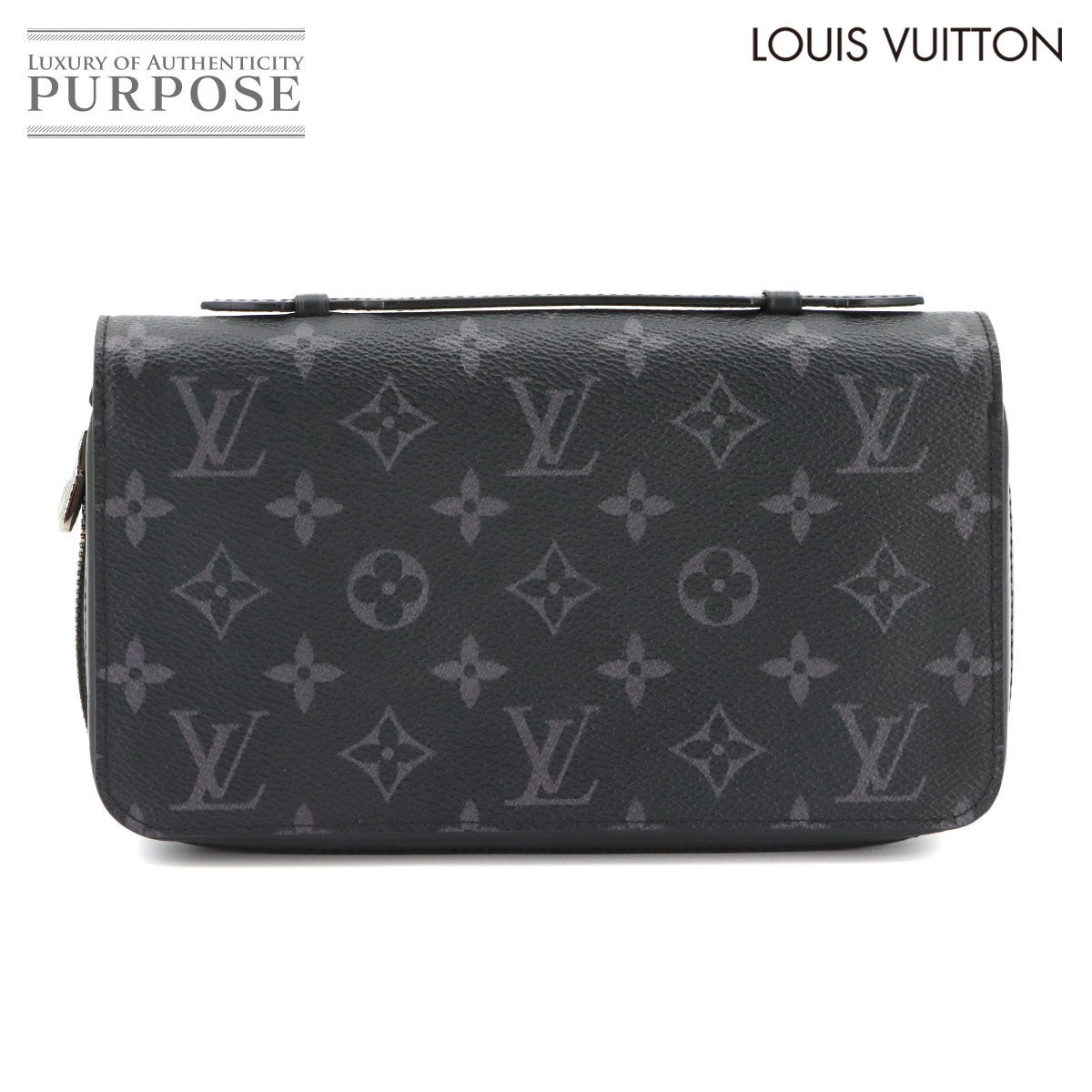 【新品負けず劣らず】 ルイ ヴィトン LOUIS VUITTON モノグラム 星食 ジッピー XL ラウンドチャック 長札入れ 黒いこと M61698 RFID Zippy XL Wallet 【中古】
