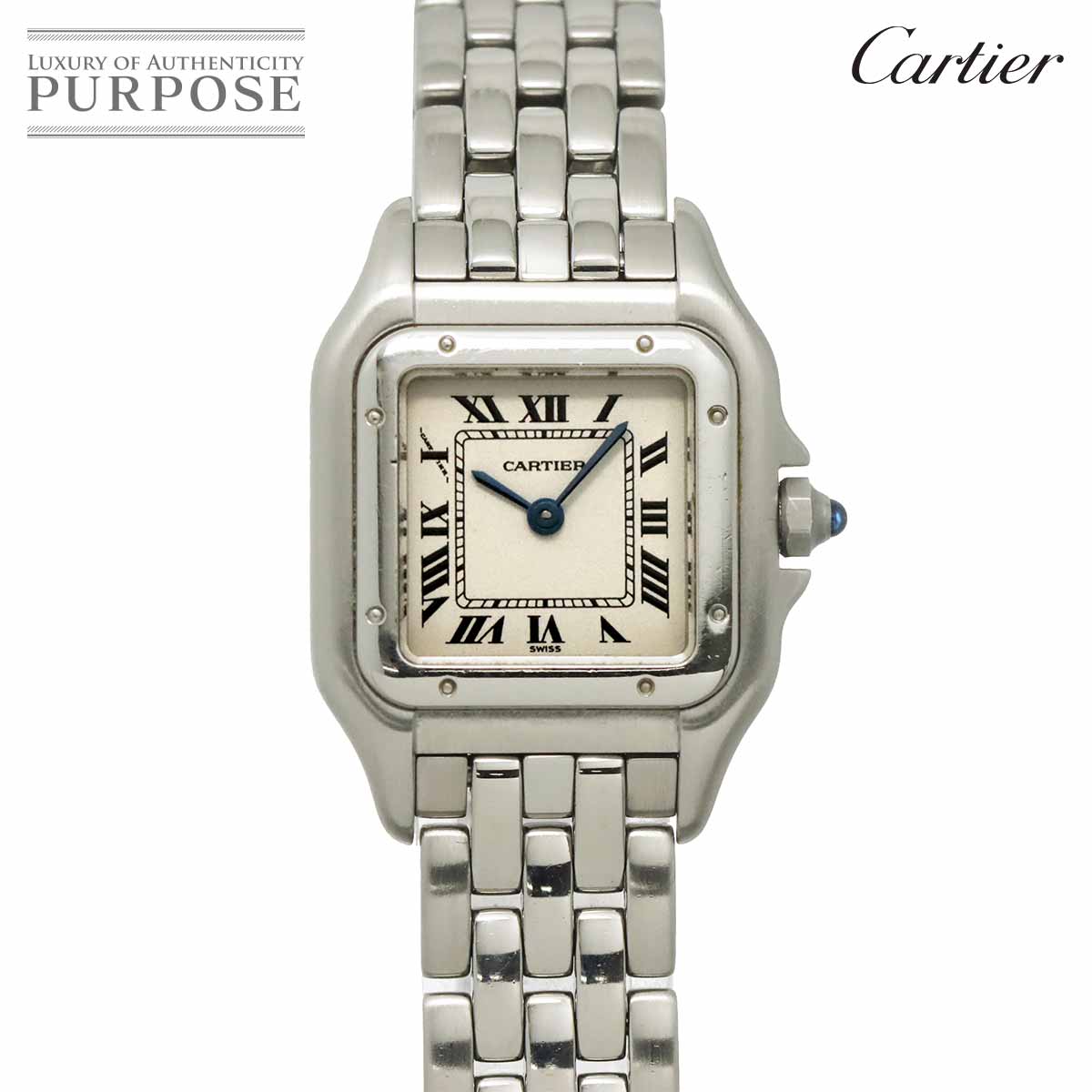 カルティエ Cartier 食麺麭尾っぽSM W25033P5 レディース ウオッチ 象牙色 石英 ご覧なさる Panthere 【中古】