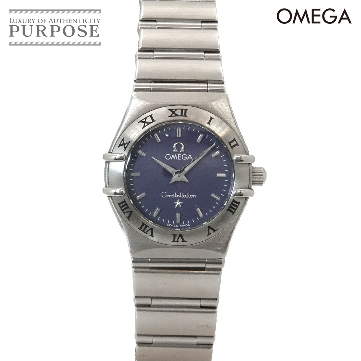 ゼロ OMEGA コンステレーション 1562 40 レディース ウォッチ 薄墨色 石英 御覧なさる Constellation 【中古】