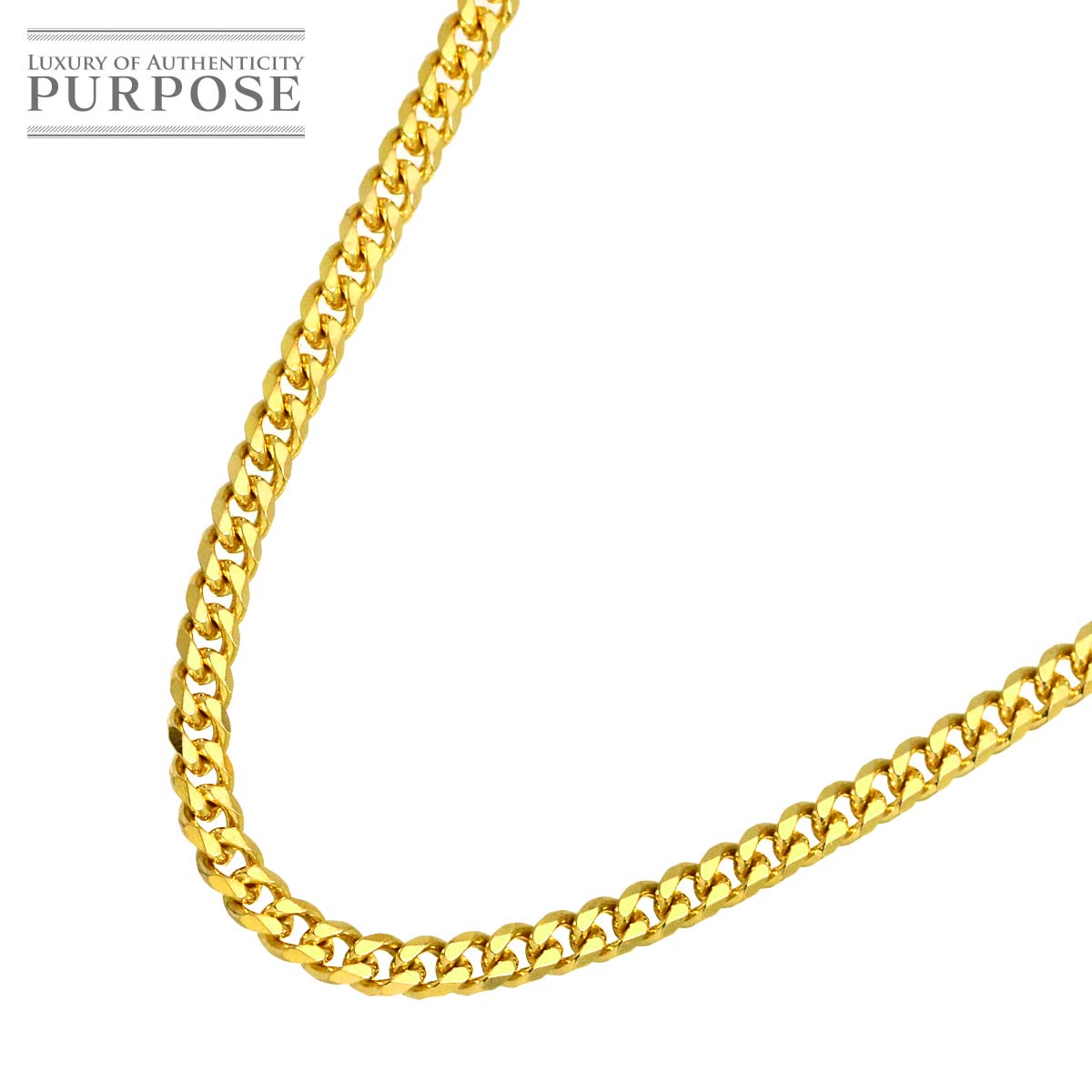 【新品仕上げ】 喜平 ネックレス 50.5cm 6面 20.0g 幅3.1mm K18 YG イエローゴールド 750 キヘイ kihei necklace 【中古】｜VINTAGE LOVER PURPOSE