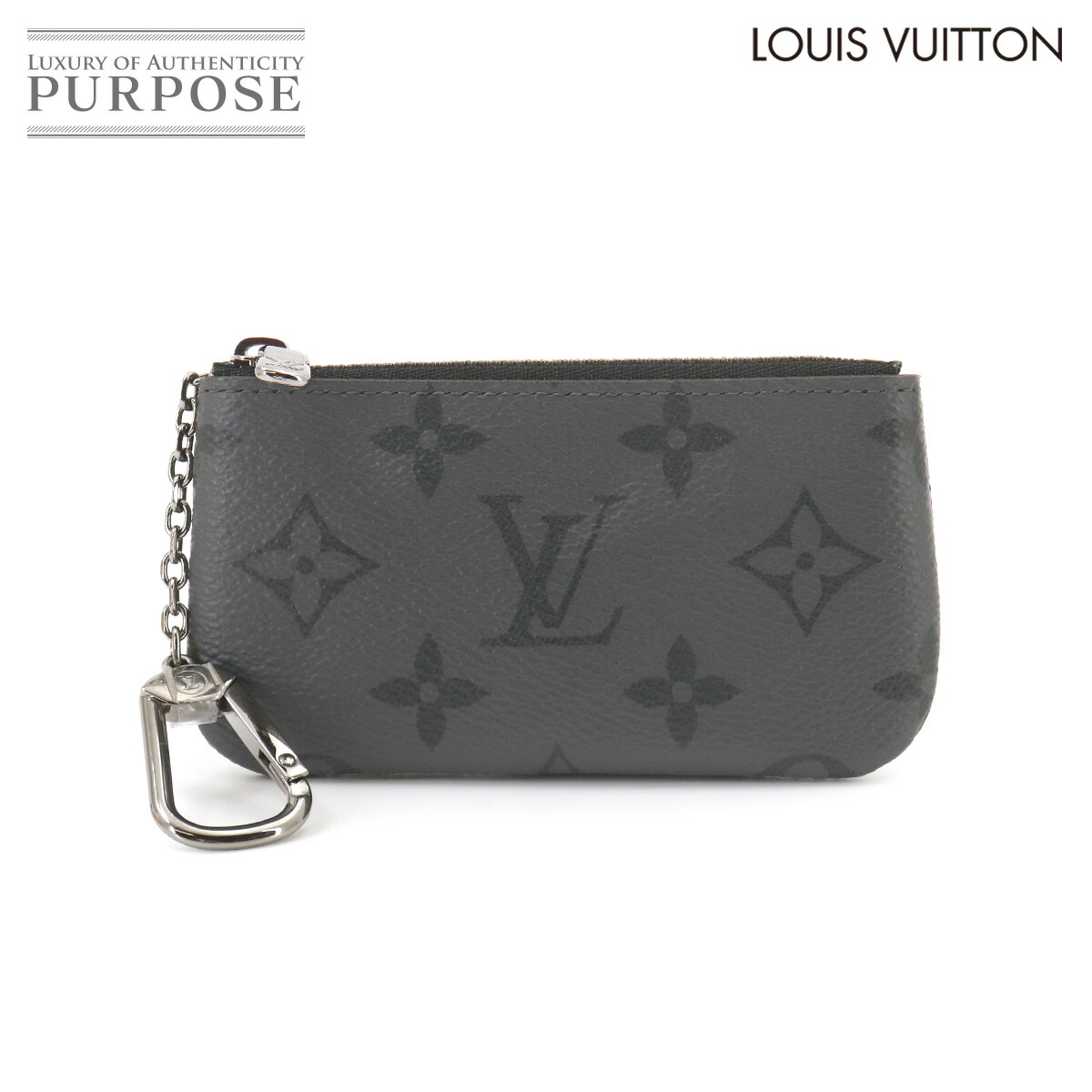 【未当て嵌める 見せびらかす品】 ルイ ヴィトン LOUIS VUITTON モノグラム 星食 逆さま 歌留多＆足懸かり入れもの ポシェット クレ コインケース 御釣り入れ M80905 Pochette Cles 【中古】