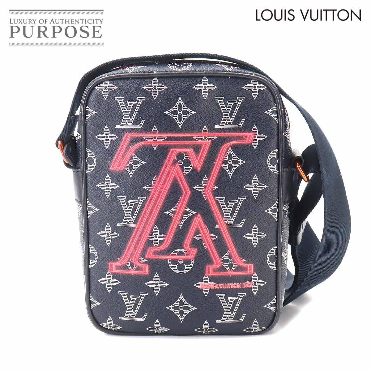 【新品同様】 ルイ ヴィトン LOUIS VUITTON モノグラム インク アップサイドダウン ダヌーブ PM ショルダー バッグ M43678 Monogram Ink Danube PM 【中古】｜VINTAGE LOVER PURPOSE