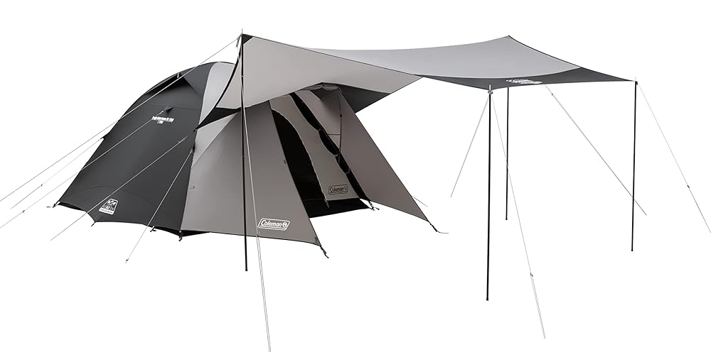 Coleman - コールマンタフワイド300テント　プラス　ヘキサタープM セット販売　［良品］ Amazon | コールマン(Coleman) テント タフワイドドームIV/300
