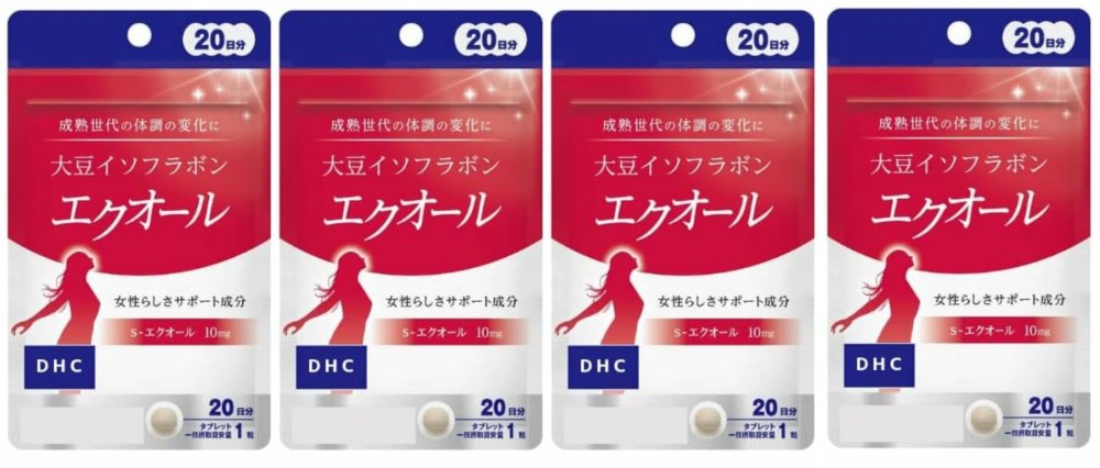 【お買い出しマラソン押さえるP10倍※エントリー至要たる】DHC 20日分 大豆イソフラボン エクオール 20粒 4袋書き割り