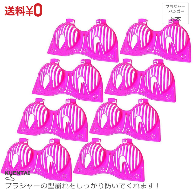 楽天市場 下着ハンガー フックなし 8本セット 洗濯用 ブラハンガー 水着 プラスチック お洒落 おすすめ すべらない 収納 整理 Kuentai 省スペース 小物 物干しハンガー 新生活 引っ越し 送料無料 パシュート