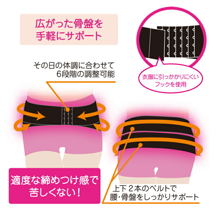 楽天市場 期間限定 10 Off Sale 骨盤ベルト メール便可2 5 骨盤補正 骨盤矯正 骨盤 ベルト 産後 歪み 骨盤ケア 強力 ずれない 骨盤 ゆがみ 矯正 グッズ 腰痛 効果 ダイエット ブラック 黒 レディース メンズ 女性 男女兼用 帝王切開 調節可能 くびれ グッズ 姿勢