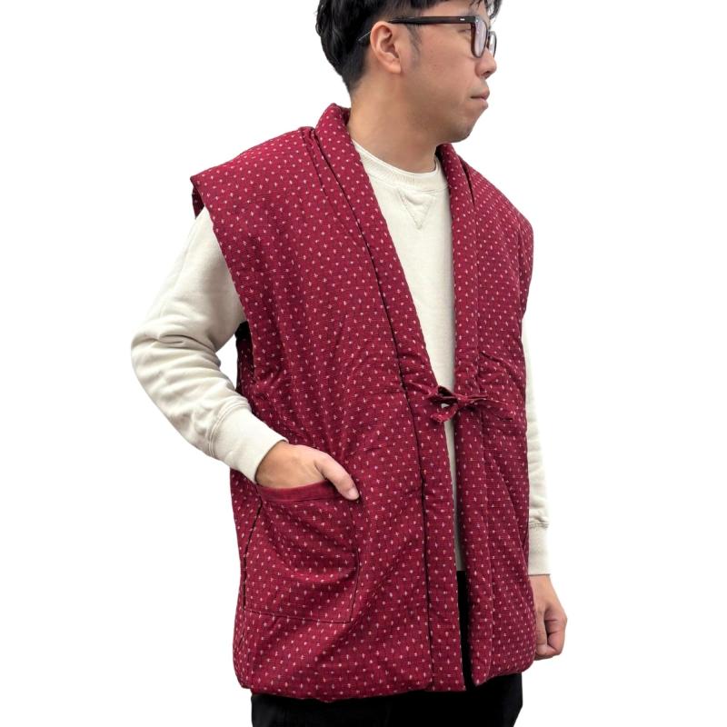 【日本製】久留米手づくり綿入れ半纏（はんてん）