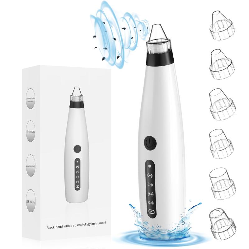 ホワイト毛穴吸引器デジタル表示 4アタッチメント Amazon.co.jp: Yccu 毛穴吸引器 毛穴洗浄 真空吸引式 美顔器