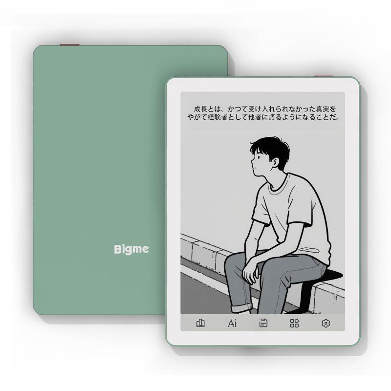Bigme B6、色合い陰電子読みもの愛読者、4GB+64GB 6in陰電子ペーパータ 、Android 14相応う、白いこと ホワイト-グリーン-ブラック