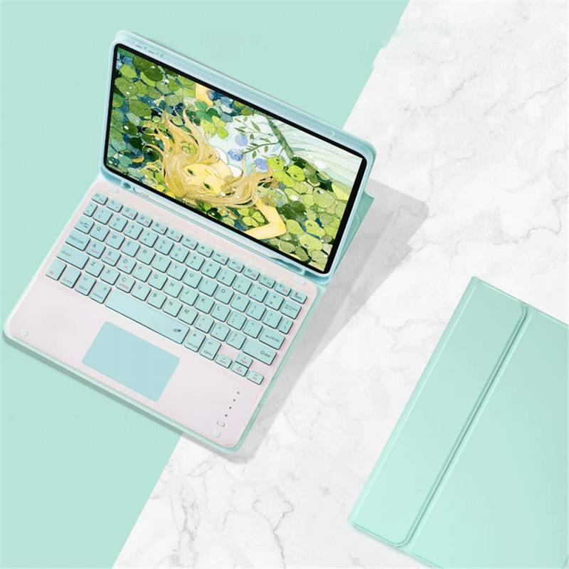 適用 iPad Pro 11インチ 第4 3 2 1世代 キーボードケース マウス付き タッチパッド搭載 ペンシルホルダー付き 人気 アイパッド プロ11 Bluetooth キーボード 脱着式 可愛い 軽量 薄型 おしゃれ 手帳