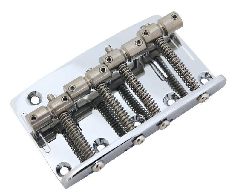 GOTOH ベース用ブリッジ、チタンサドル、ブラック(PTI203B-4C) Ti203B-4C