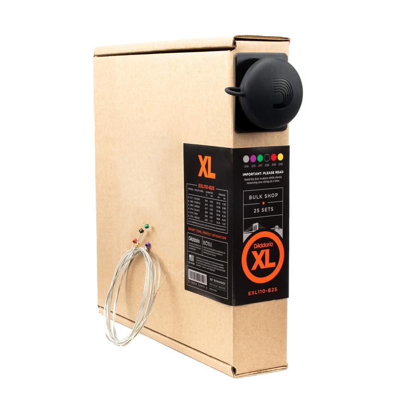 D'Addario ダダリオ エレキギター弦 XL Nickel .010-.046 Regular Light 25set入りバルクパック EXL110-B25