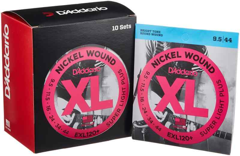 D'Addario ダダリオ エレキギター弦 XL Nickel .0095-.044 Super Light Plus 10セット EXL120+
