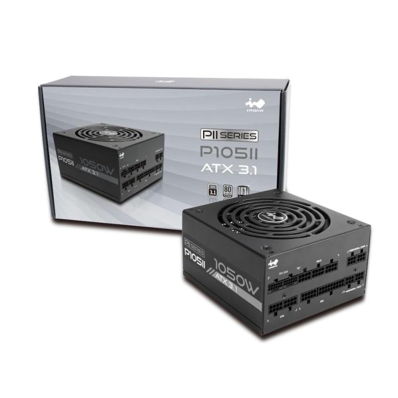 IN WIN P105II 80PLUS Platinum認証取得・ATX 3.1準拠 「PII」シリーズ1050W電源ユニット [IW-PS-PII1050W]