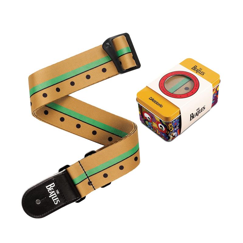 D'Addario ダダリオ ギターストラップ Yellow Submarine 50th Strap 50BTYS ビートルズ (Tin缶パッケージ付き)