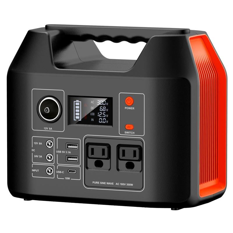 携帯型ワット数 407Wh/110000mAH 大静電容量 携帯型蓄電池 身寄り用 うしろ押しワット数 ぽーたふるワット数 小型軽さ 純正弦波 AC最終生産物（定格300W ちょっとの間600W） 手っとり早い申し受けるQC3.0 参の申し受ける遣りかた 液晶画面表