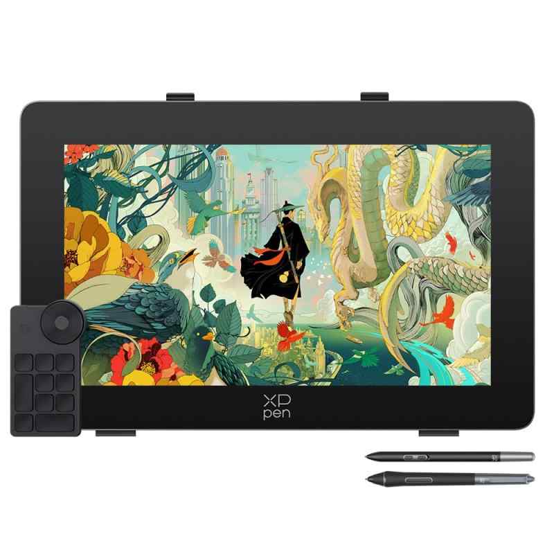 XPPen 液タブ 23.8インチ 液晶タブレット 165Hz 高リフレッシュレート 2.5KQHD 大画面 Calman認証ディスプレイ 2種X3 Proペン 左手デバイス付き イラスト制作 お絵描きソフトウェア付 Android Windows ma|GRATIQUE MIEI