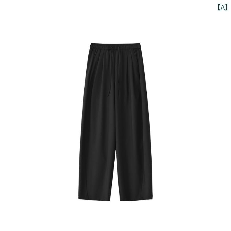 パンツ レディース 春 スラックス TR素材 ロングパンツ 長ズボン 落ち感 着痩せ 細見え ウエストゴム 伸縮性 美脚 ボトムス カジュアル ストレートパンツ 普段使い 通勤 オフィス 通勤 通学 シンプル 無地 ベージュ｜GRATIQUE MIEI