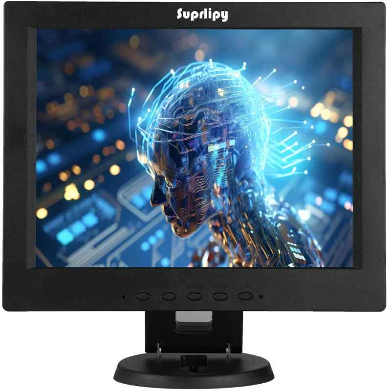 Suprlipy HDMIモニター ハウジング LCDディスプレイスクリーン HDMI VGA AV BNC入力に対応 リモコン 内蔵スピーカー付属 PC 防犯カメラ ゲーム機用|GRATIQUE MIEI