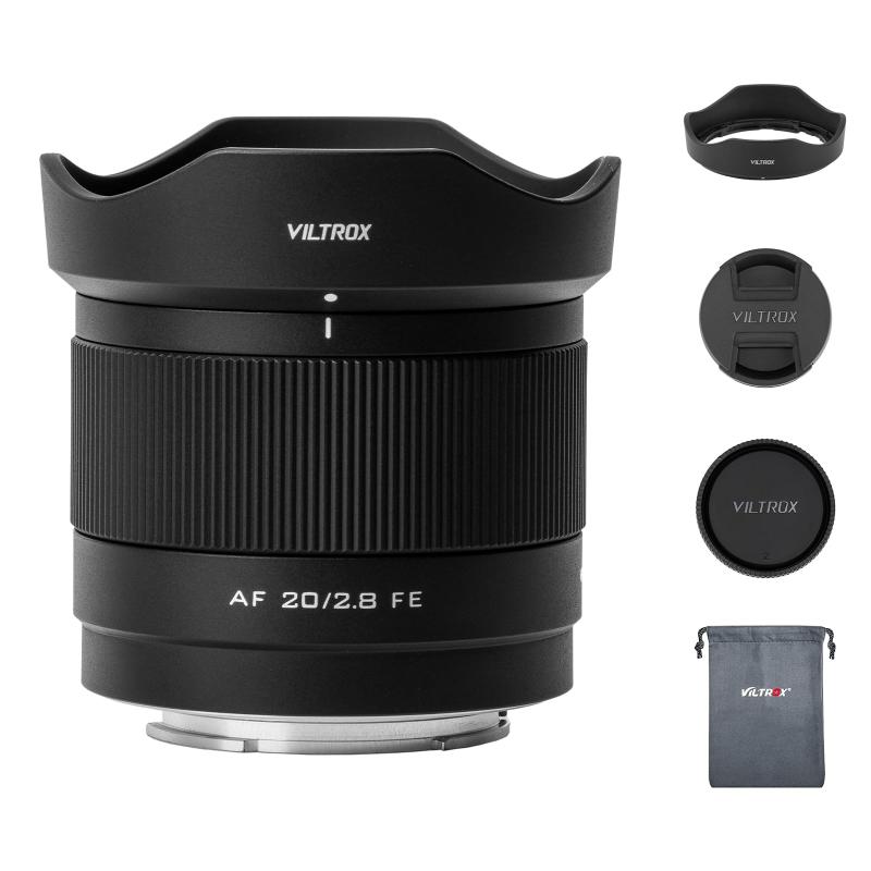 VILTROX AF 20mm F2.8 FE 超広角マイクロレンズ ソニーEマウント カメラレンズ 大口径 瞳AF対応 オートフォーカス フルフレーム ミラーレスカメラ α7CR α7CII α7C α7 IV III α7RV α7SIII α9II｜GRATIQUE MIEI