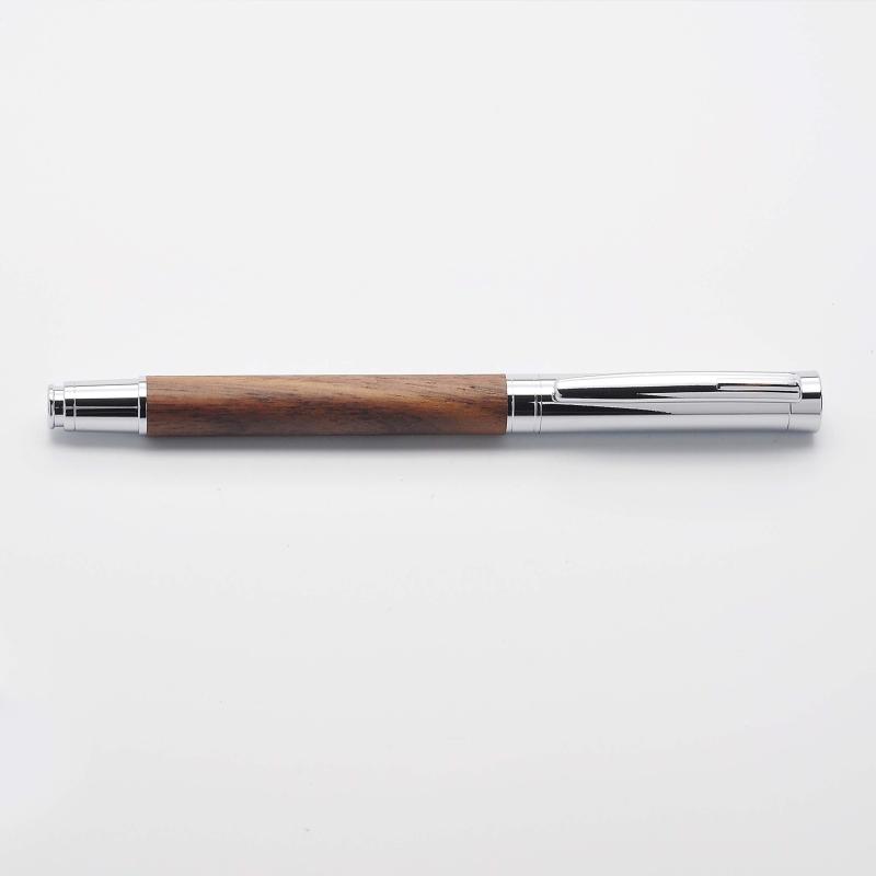 LACHIEVA LUX 高級筆記具 天然木カリン、ドイツ製のペン先 水性ボールペンギフトセット 贈り物|GRATIQUE MIEI