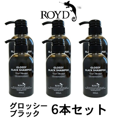 高級感 天然オイルプレゼント あす楽 カラーシャンプー グロッシーブラック 300ml 6本セット ブライセス ロイド 黒 ブラック シャンプー 黒髪 暗髪 を維持したい方におすすめ ヘアカラー コスプレ 5 北海道 沖縄除く 春夏新色