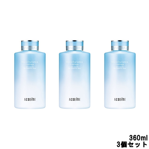 超目玉 天然オイルプレゼント あす楽 アクセーヌ モイストバランスローション 360ml 3個セット 化粧品まとめ買い まとめ買い Acseine 化粧水 スキンケア ニキビ にきび 毛穴 保湿ジェル も人気 5 北海道 沖縄除く 送料がお得なプチスタイル