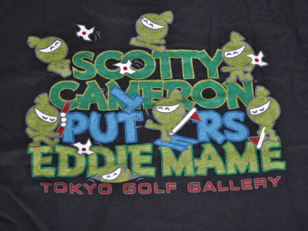 あす楽対応 エディマメ Cameron スコッティキャメロン スポーツ アウトドア 即納 Tシャツ Scotty Cameron ｌ 即納 ブラック Eddie Mame T Shirt Black ｌ パターアイランド送料無料 ゴルフ Golf ゴルフ用品 入手困難 レアもの 海外モデル 限定