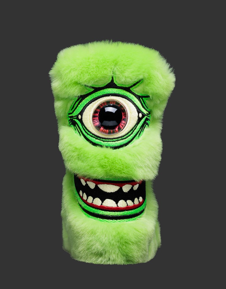 【即納】【対応】スコッティキャメロン ２０２３ ハロウィン クラップショット ヘッドカバー ライムグリーン　SCOTTY CAMERON 2023 HALLOWEEN CLOP SHOT HEADCOVER LIME GREEN 105223