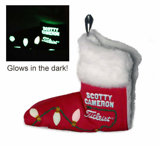 【即納】【対応】★スコッティキャメロン ホリデーソックスヘッドカバー レッド 2006 SCOTTY CAMERON 2006 HOLIDAY SOCKS HEADCOVER RED 63310|パターアイランド