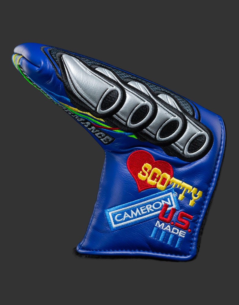【即納】【対応】スコッティキャメロン ビッグブロック V８ スタンダード ヘッドカバー ブルー　SCOTTY CAMERON 2021 BIG BLOCK V8 STANDARD HEADCOVER BLUE 102907｜パターアイランド