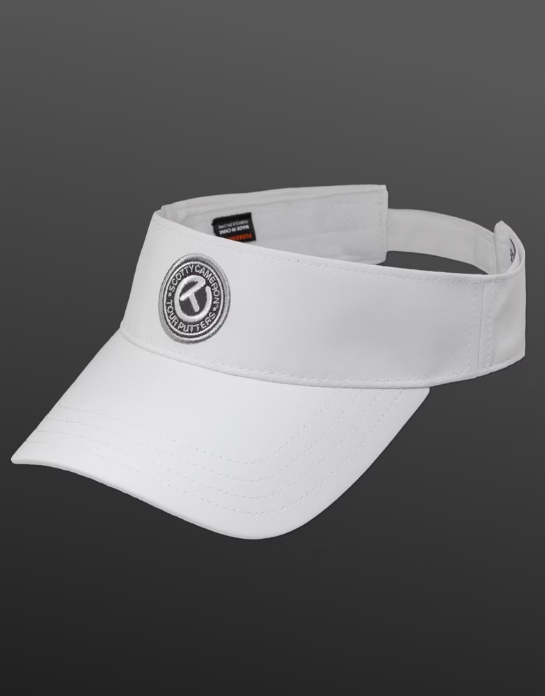 【即納】【対応】スコッティキャメロン サークルT バイザー プッカ ホワイト SCOTTY CAMERON 2026 CIRCLE T PUKKA VISOR WHITE SC060043|パターアイランド