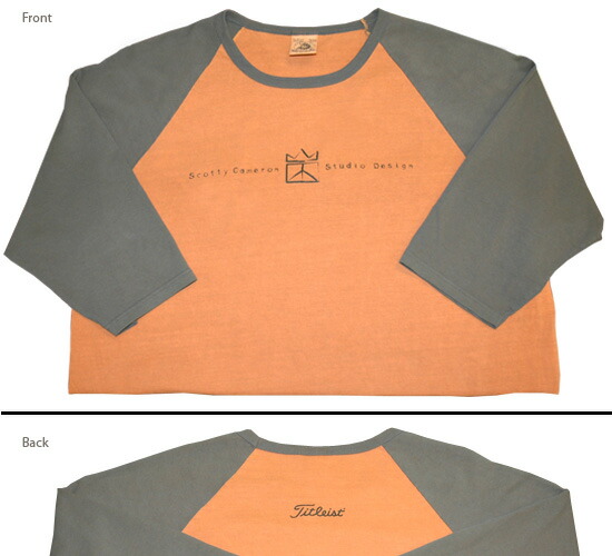 【即納】【対応】スコッティキャメロン ラグランスリーブ コンサート Tシャツ ブラウン/ヘザーグレー Ｍ　SCOTTY CAMERON 2006 CONCERT RAGLAN SLEEVE T SHIRT LIGHT BROWN/HEATHER GRAY MEDIUM 25100
