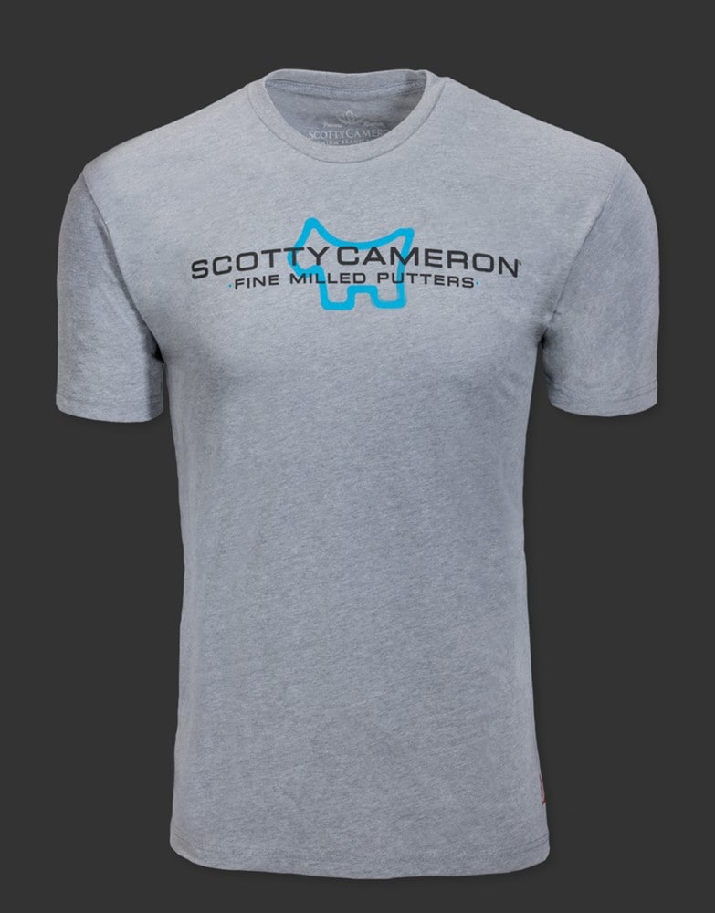 【即納】【対応】スコッティキャメロン スコッティドッグ Tシャツ ヘザーグレー XＬ SCOTTY CAMERON SCOTTY DOG T SHIRTS DARK HEATHER GRAY X-LARGE SC080014