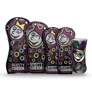 【即納】【対応】スコッティキャメロン 2025 マルディグラ ジャックポットジョニー ヘッドカバー５点セット ブラック/シルバー CAMERON 2025 MARDI GRAS JACKPOT JOHNNY HEADCOVER SET/5 BLACK/SILVER SC050023-7ST｜パターアイランド
