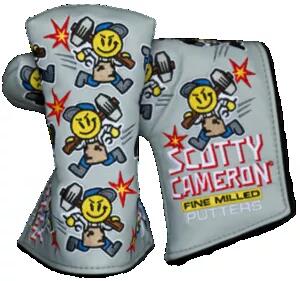 【即納】【対応】スコッティキャメロン カスタムショップ グリーズグラインダー スタンダード グレー　SCOTTY CAMERON CUSTOM SHOP 2025 GREASE GRINDER STANDARD HEADCOVER GRAY