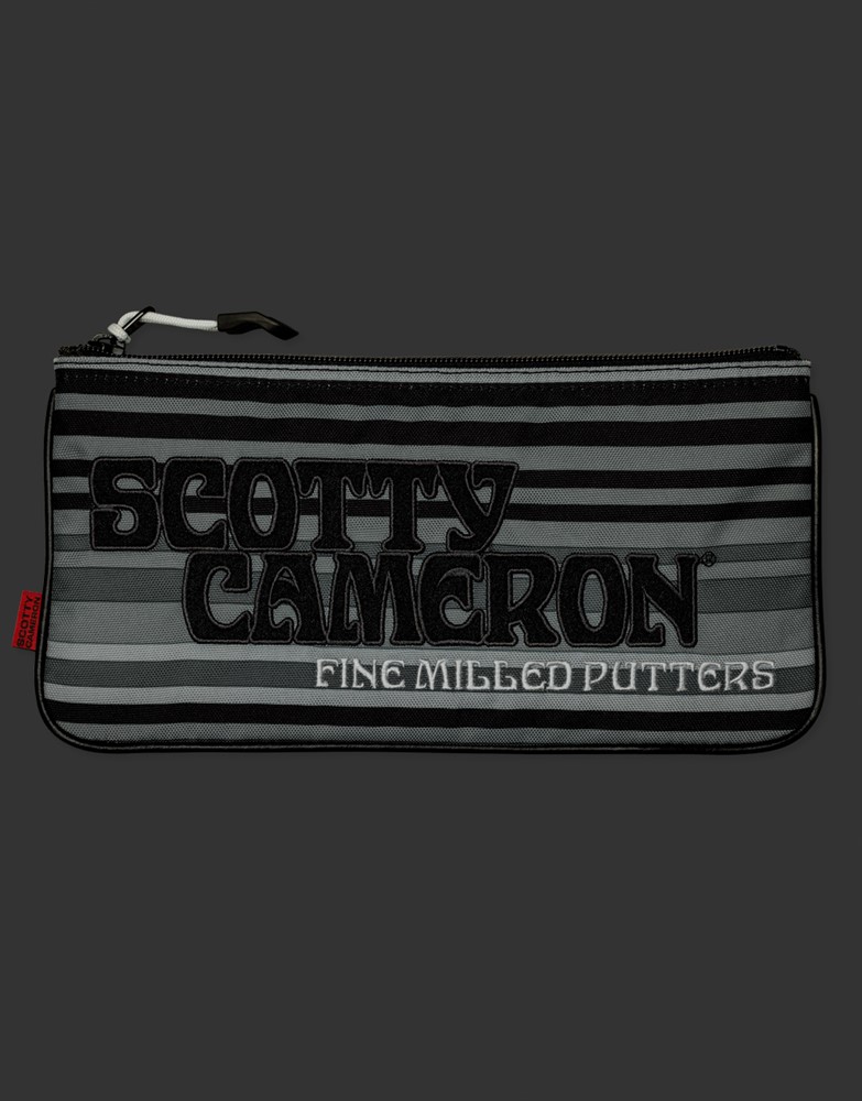 【即納】【対応】スコッティキャメロン サークルT キャッシュバッグ セラーペ ノチョオスクーラ グレー SCOTTY CAMERON 2024 CIRCLE T CASH BAG SERAPE NOCHE OSCURA 105232|パターアイランド