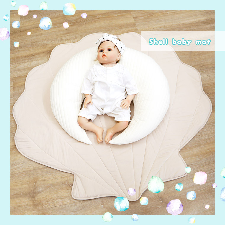 市場 ベビーマット 寝相アート 月齢フォト マーメイド クッションマット ベビーラグ 可愛い お昼寝マット 新生児フォト 貝殻 プレイマット 市場 ベビーマット 寝相アート 月齢フォト マーメイド クッションマット ベビーラグ 可愛い お昼寝マット 新生児フォト 貝殻 プレイマット
