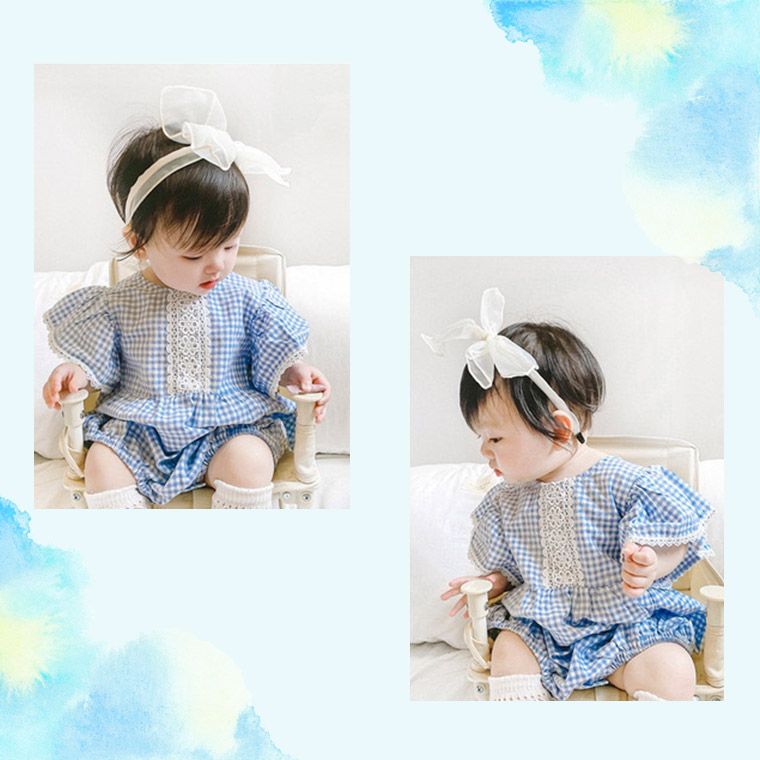 楽天市場 選べる2枚セット ロンパース ベビー服 お揃いコーデ ワンピース キッズ 女の子 姉妹 夏 半袖 コットン 綿 70 80 レース ギンガムチェック チェック お出かけ ベビー キッズ 可愛い ノースリーブ 人気 新作 送料無料 ファッション おしゃれ 9c43 Cocopoupon