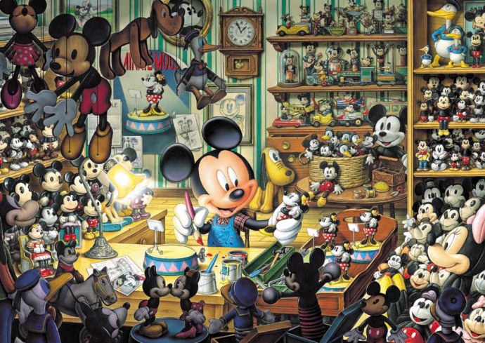 未開封 レア ジグソーパズル ディズニー ミッキーマウス 1008ピース